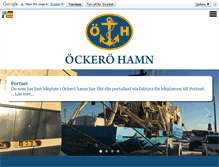 Tablet Screenshot of ockerohamn.se